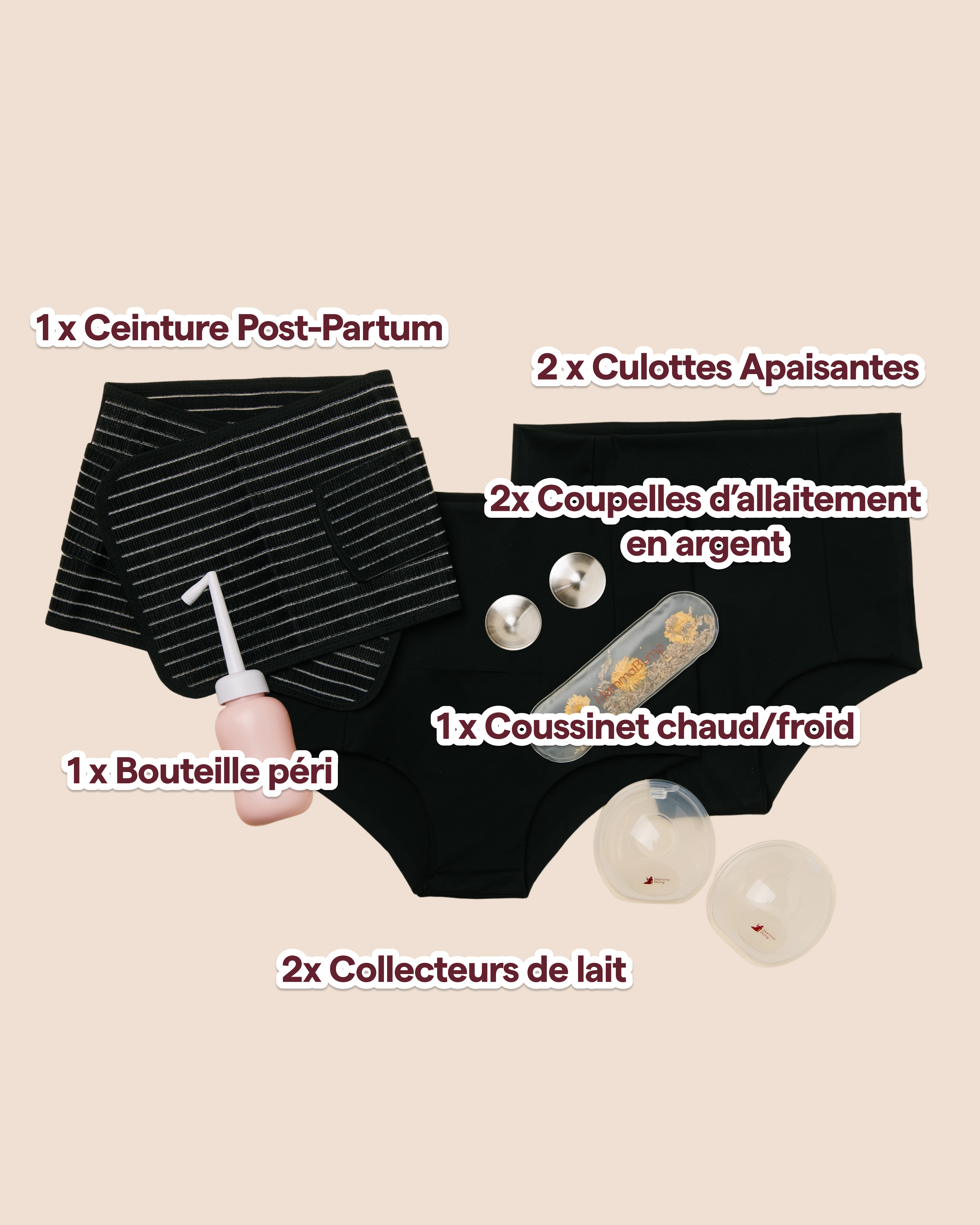 Coffret récupération post-partum complet