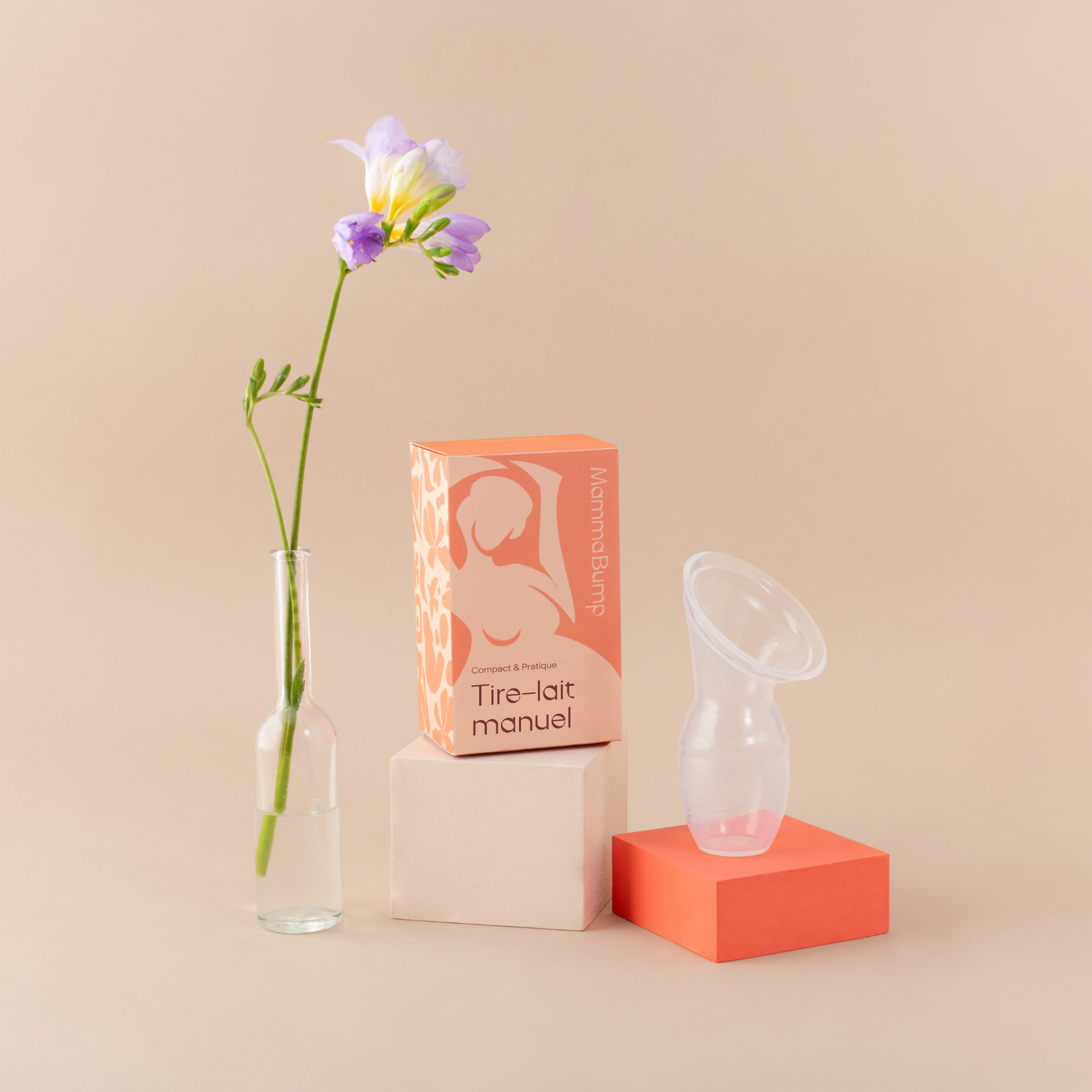 Tire-lait Manuel Bumblebee En Silicone, Forme Cœur Rose, Avec Bouchon Et Pochette, Sans BPA, Mains Libres